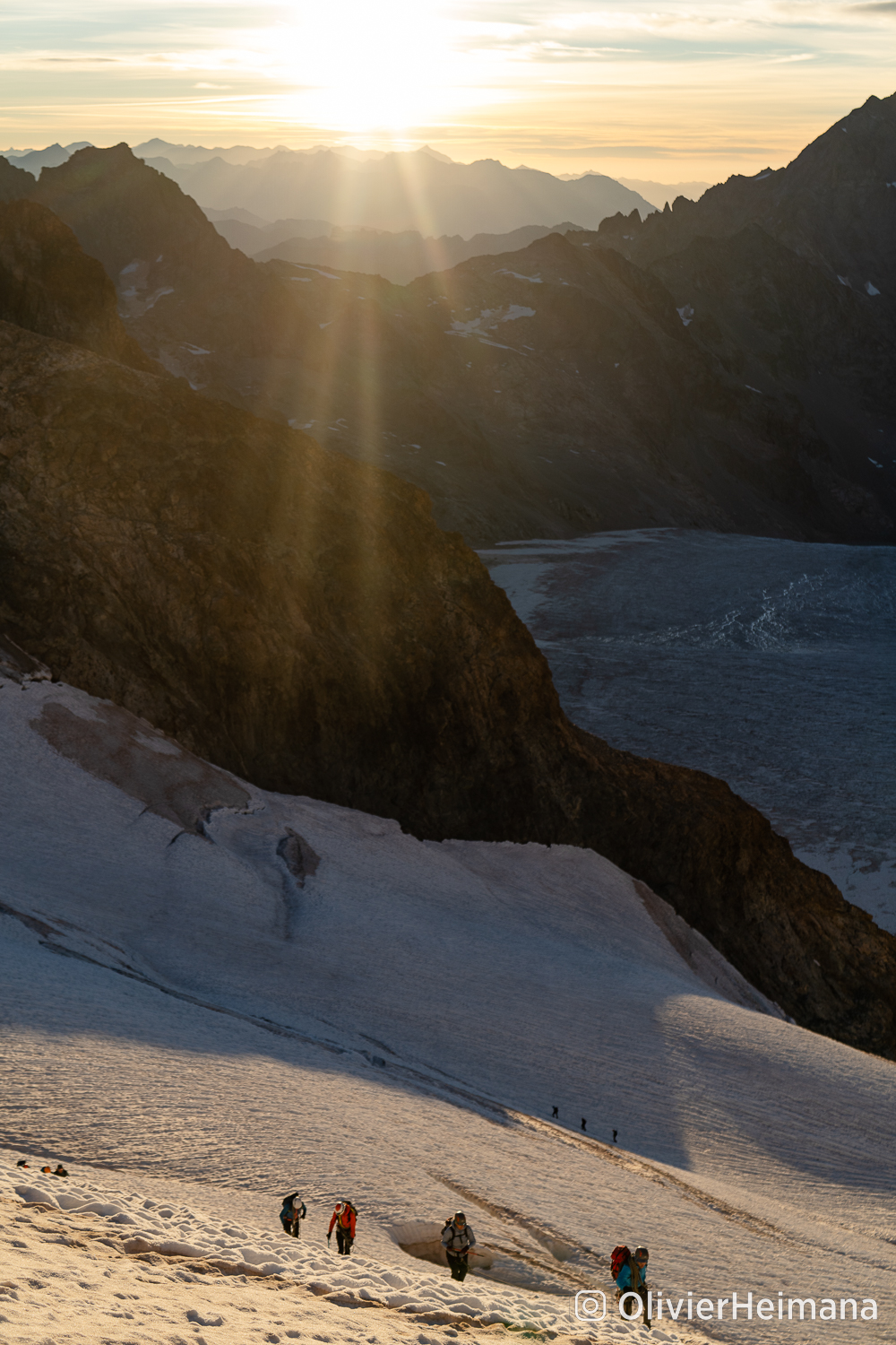 Lever de soleil sur la cord&eacute;e