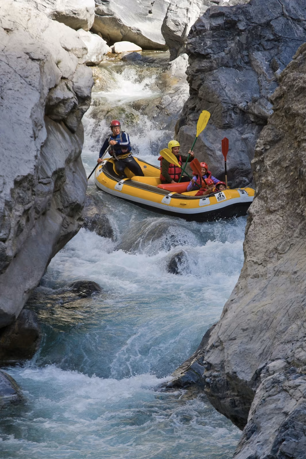 Rafting près du Lac de Serre-Ponçon