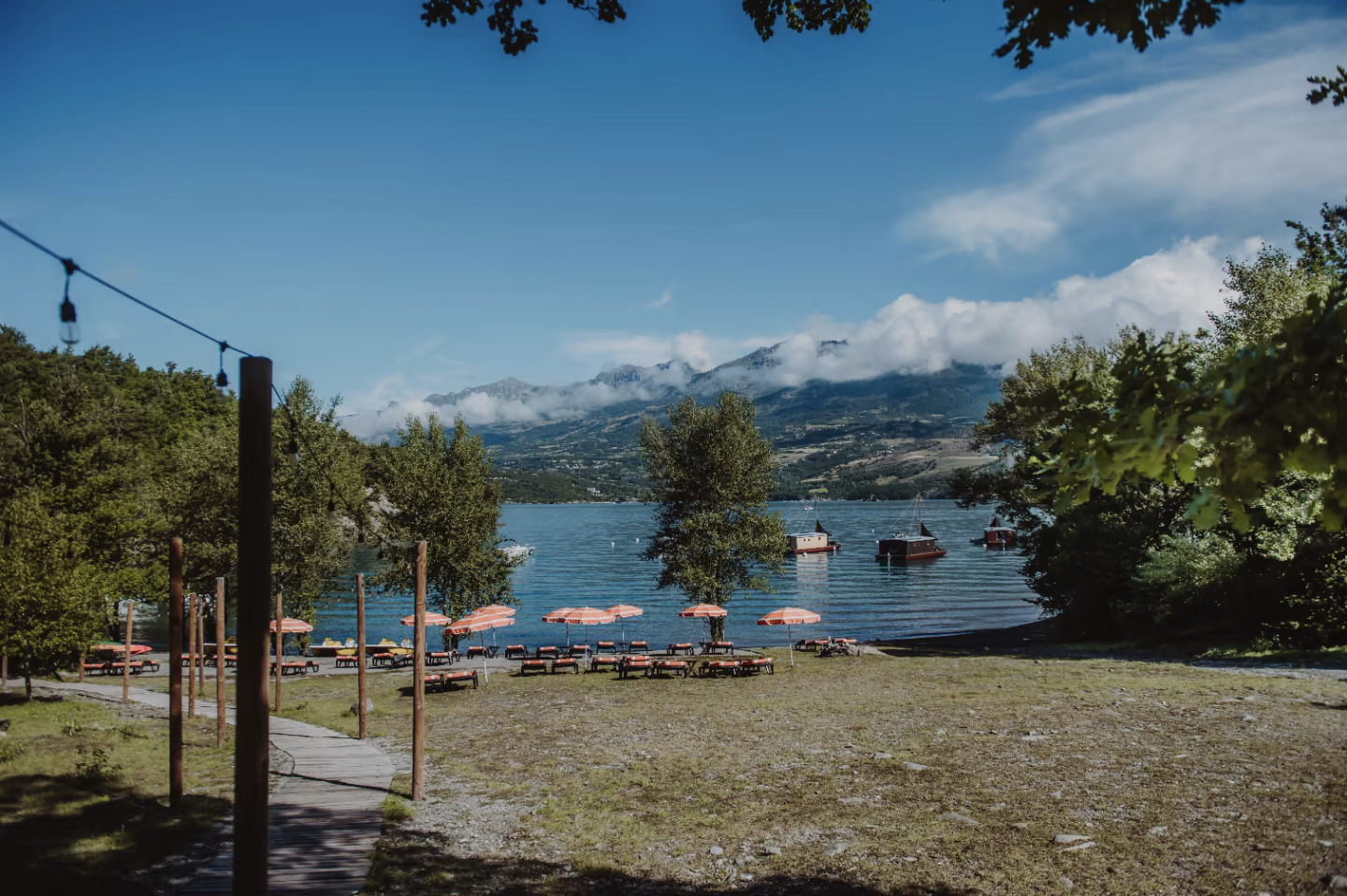 vue sur le lac de Serre-Ponçon