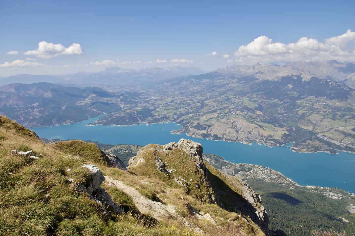 vue sur le lac de Serre-Ponçon