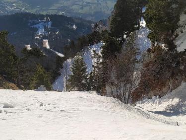 Le couloir en Virgule de l'Aulp du Seuil