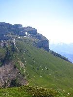 La Dent de Crolles en approche depuis le Col du Coq